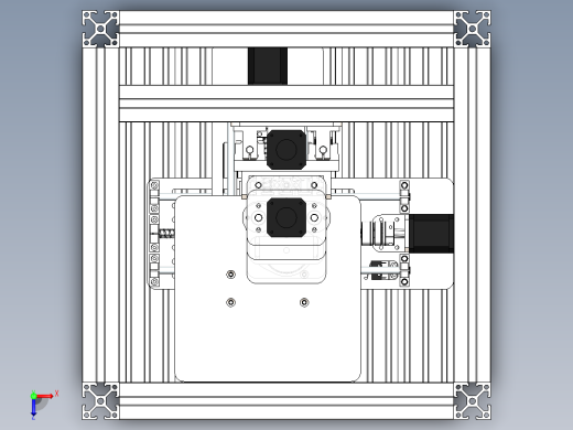 陶泥3D打印机sw24可编辑俯视缩略图