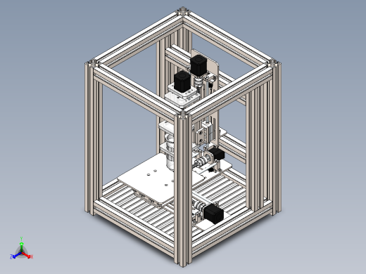 陶泥3D打印机sw24可编辑正等轴测缩略图