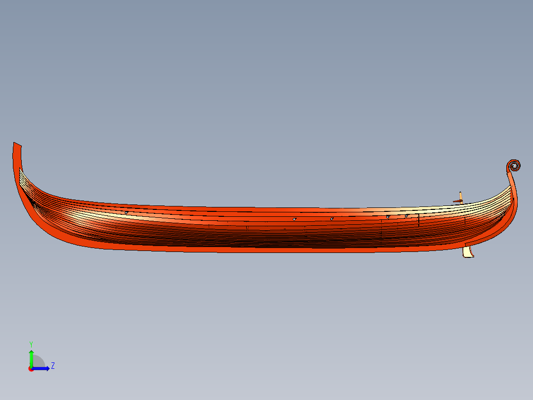 A2004987-GOKSTAD 灵感维京长船左视图