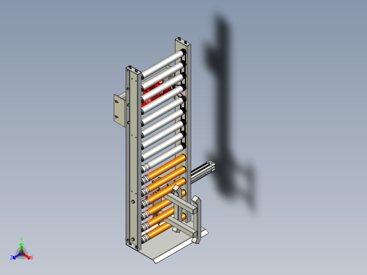 带拨料功能辊筒输送机