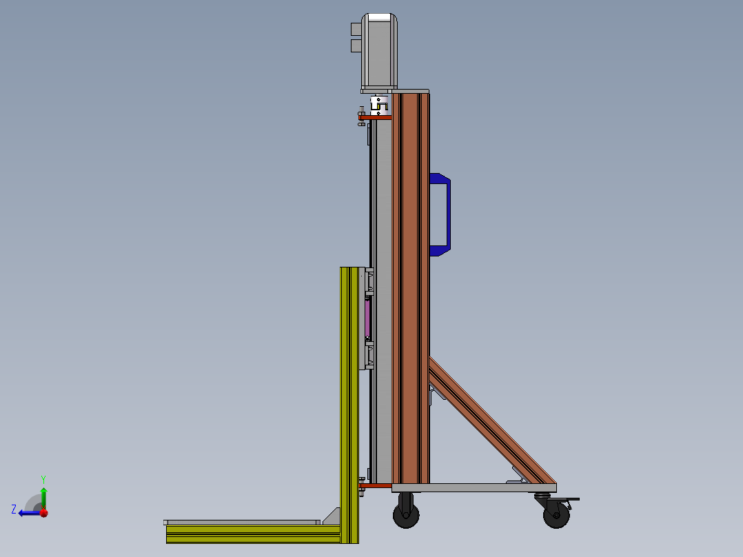 监测船抬升装置 822385右视图