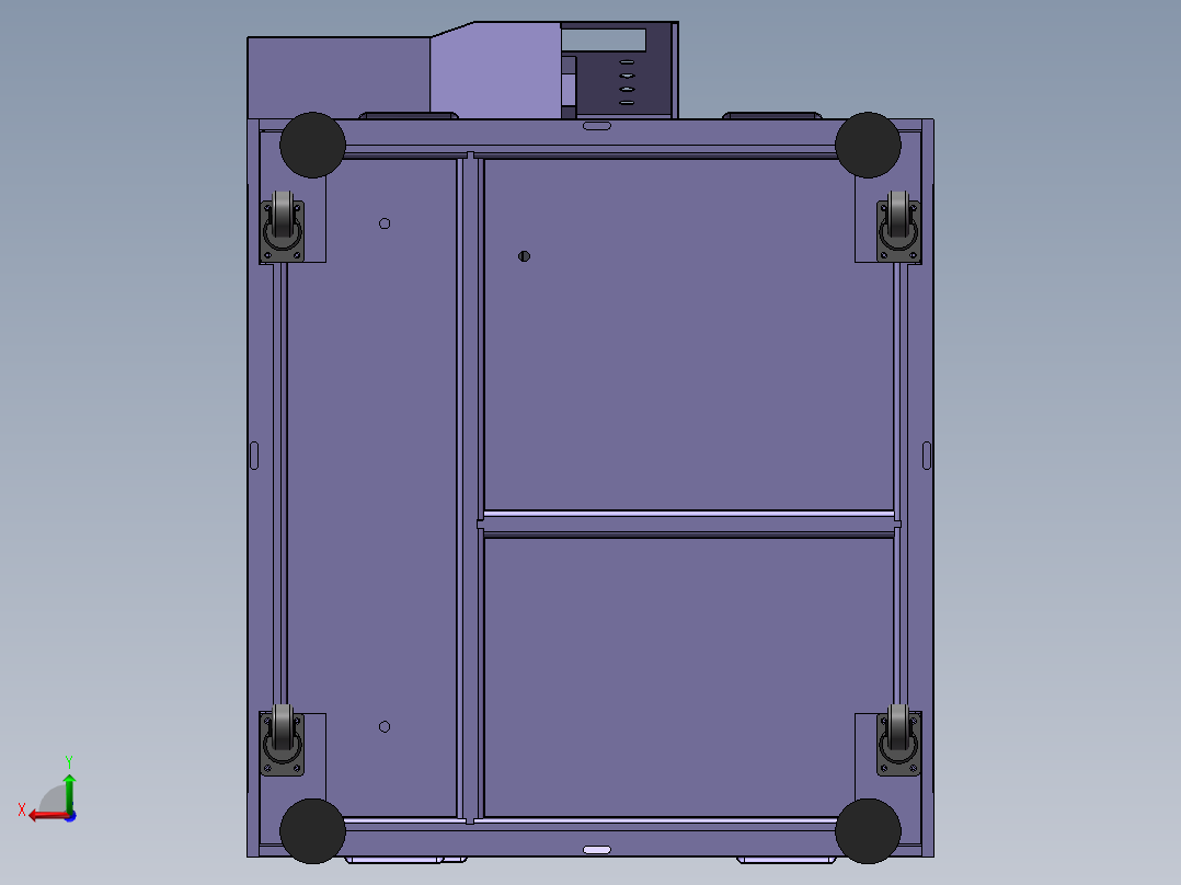 快换NCP机架后视图