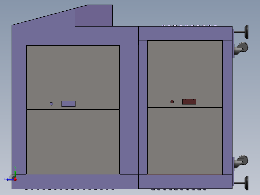 快换NCP机架右视图
