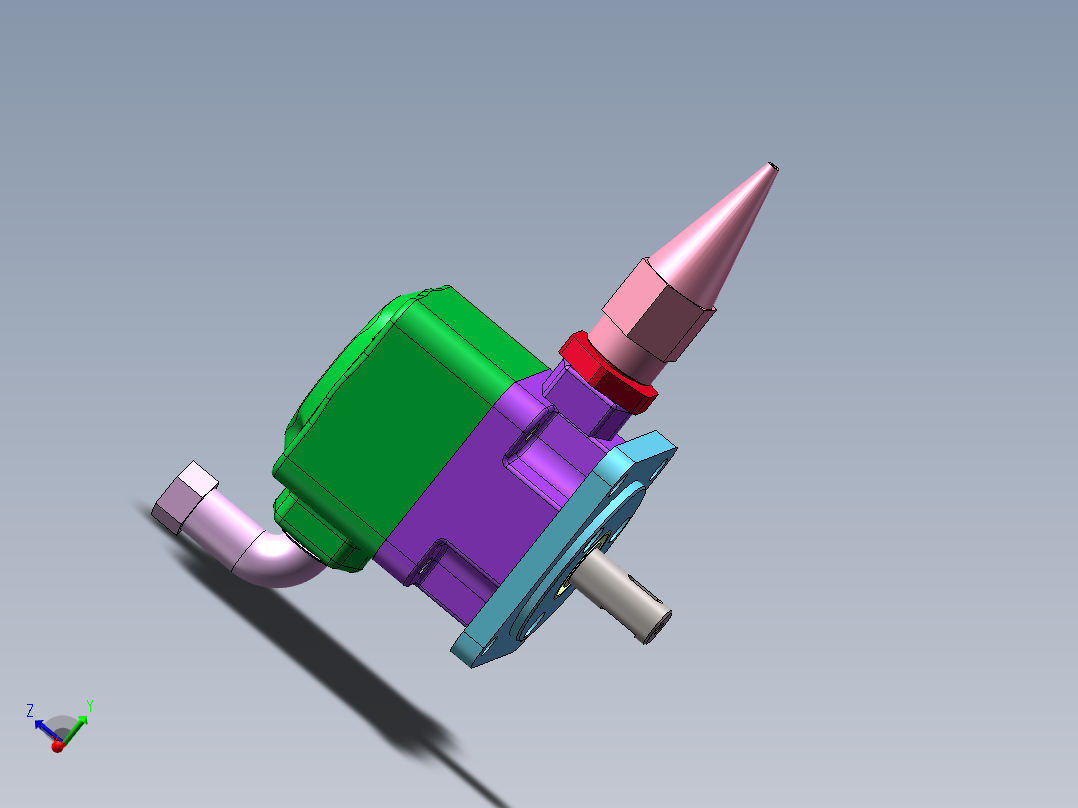旋转喷射泵结构设计100