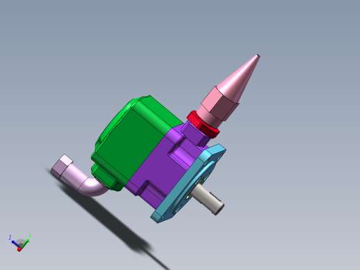 旋转喷射泵结构设计100
