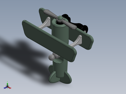 一款玩具飞机设计模型