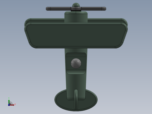 一款玩具飞机设计模型前视缩略图