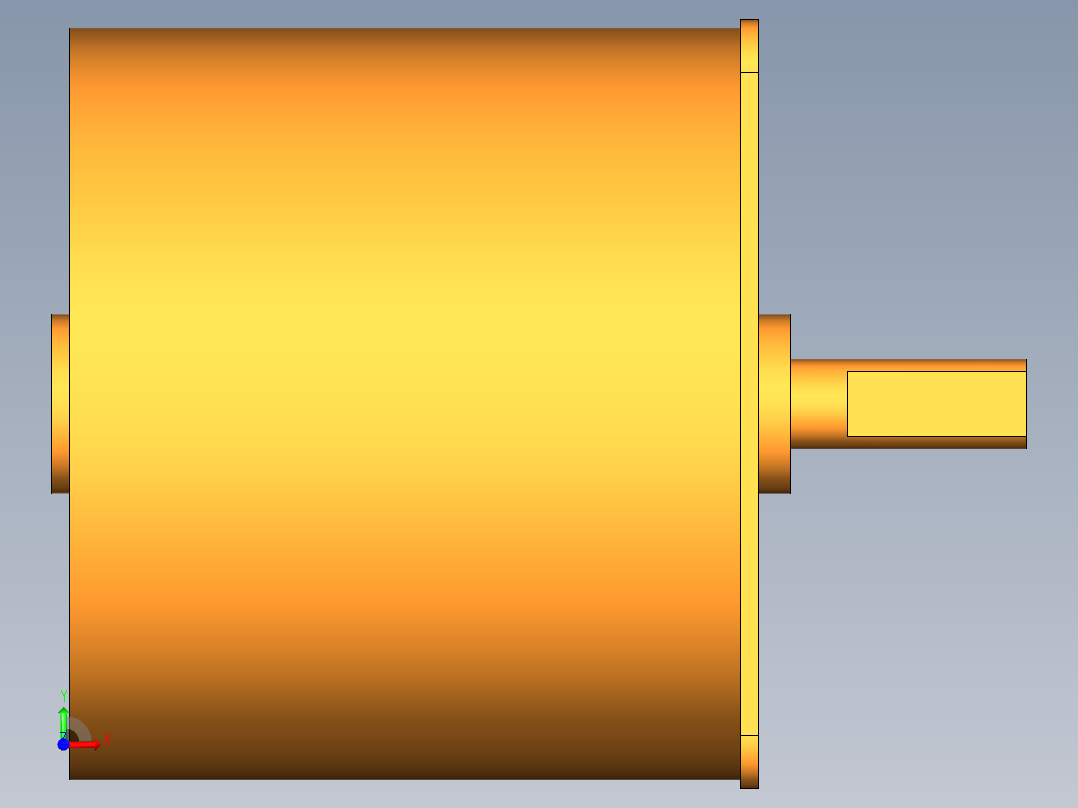 步进电机42BY12_40JB4K120前视图