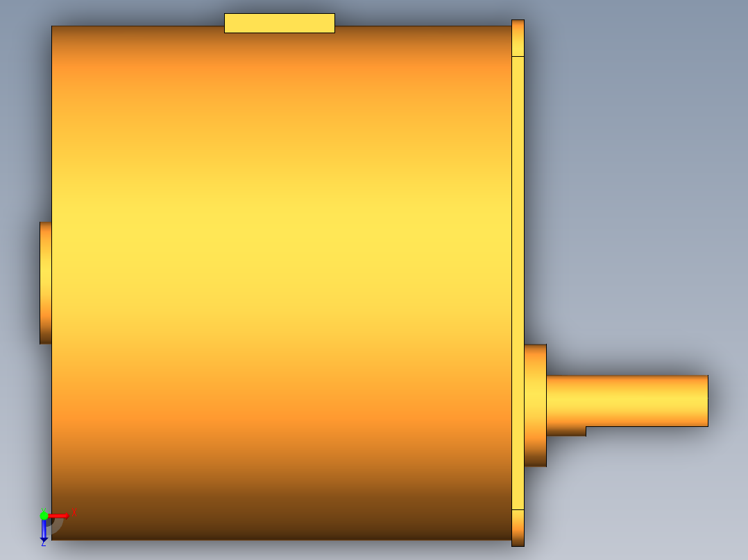 步进电机42BY12_40JB4K120俯视图