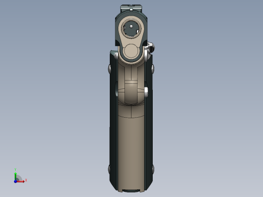手枪左轮冲锋枪老式狙击步枪设计3D图纸colt-m1911a1-2 SW X_T前视缩略图