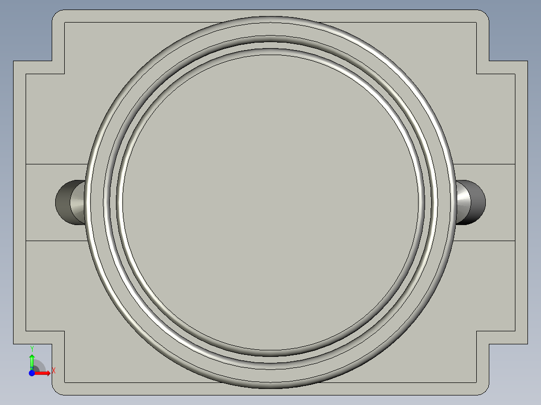 XB2BA51C-黄色前视图