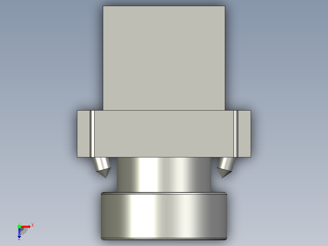 XB2BA51C-黄色俯视图