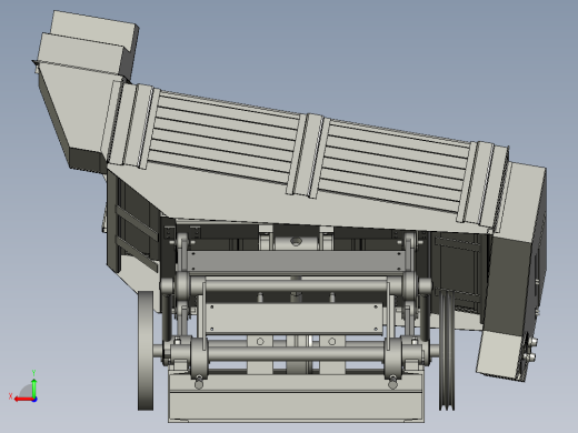 粮食分选机的分离装置后视缩略图
