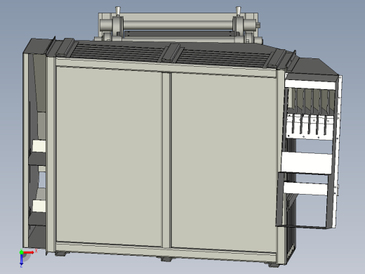 粮食分选机的分离装置俯视缩略图