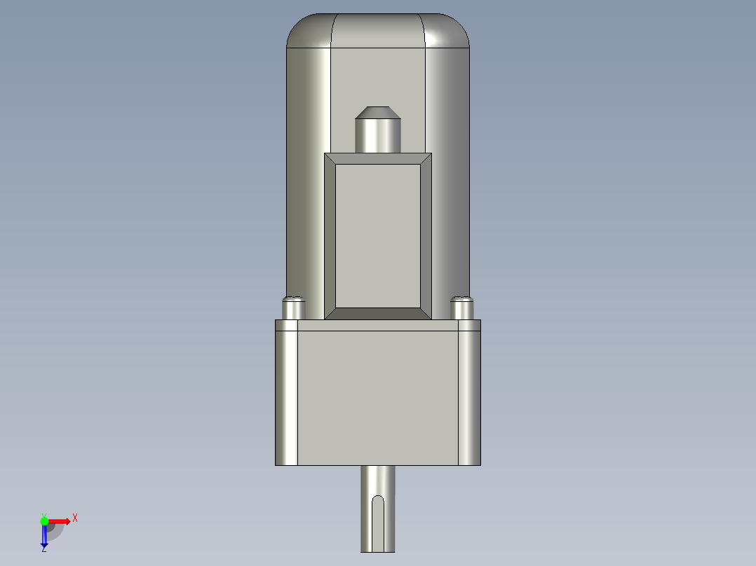 PK-KX电机+减速机-AT俯视图
