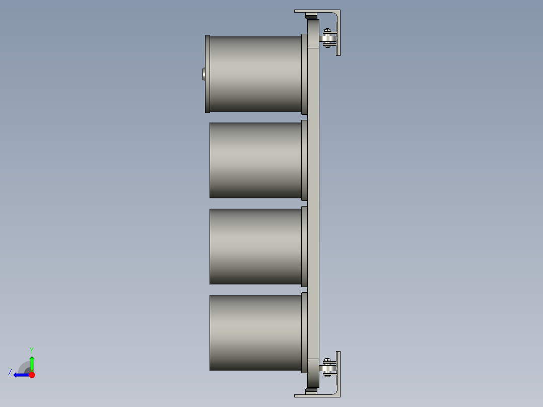 立体库托盘组合421-V01V0V11右视图
