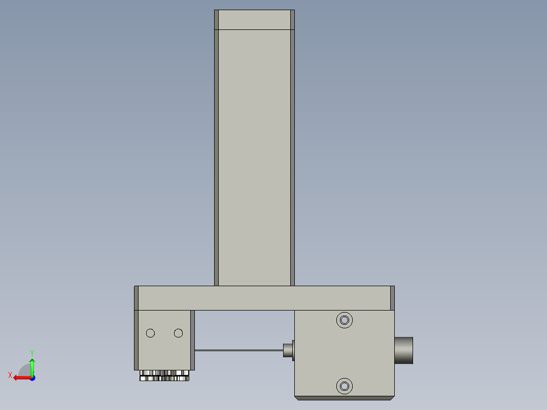A2中转磁通量检测总成后视图