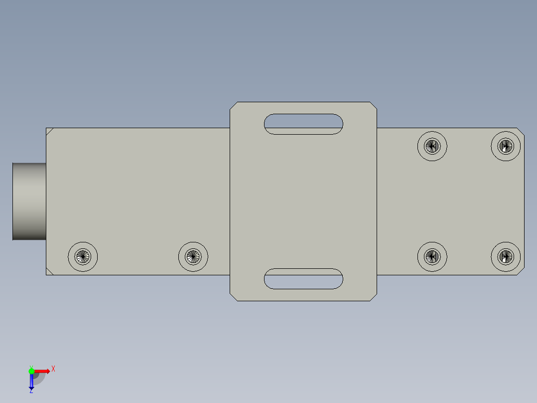 A2中转磁通量检测总成俯视图