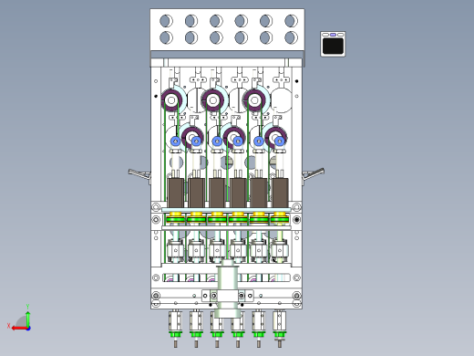 多工位攻丝机构设计后视缩略图