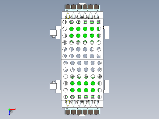 多工位攻丝机构设计俯视缩略图
