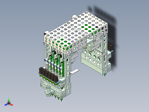多工位攻丝机构设计正等轴测缩略图