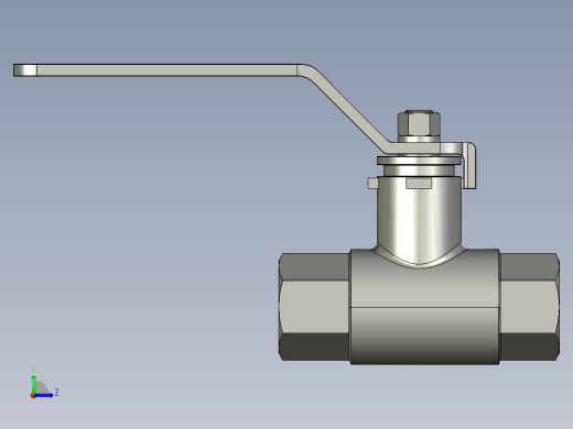 不锈钢球阀-DN15左视缩略图