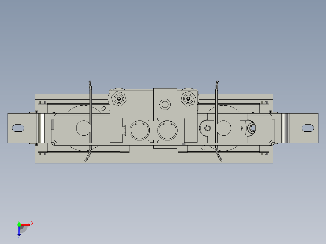 开袋活板俯视图