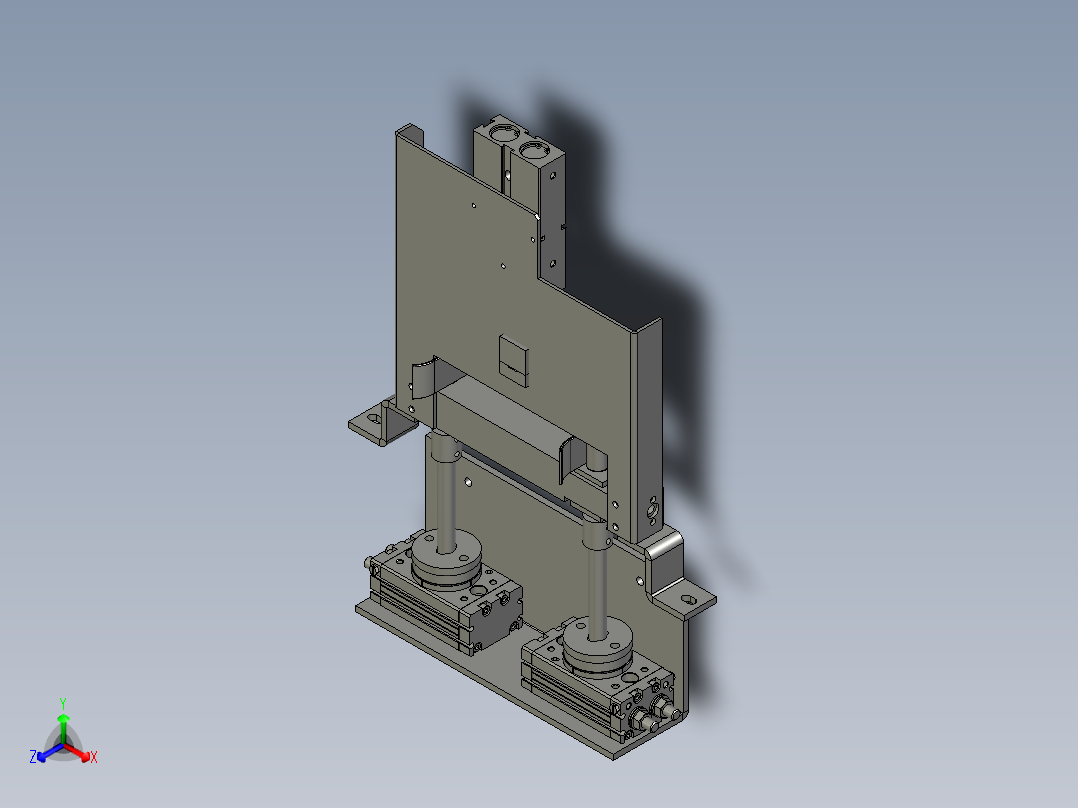开袋活板正等轴测图