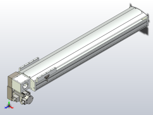 皮带直线轴半封闭可选导轨TPA-HNB-220D-176-L1000-LP-Y-P1K-N3