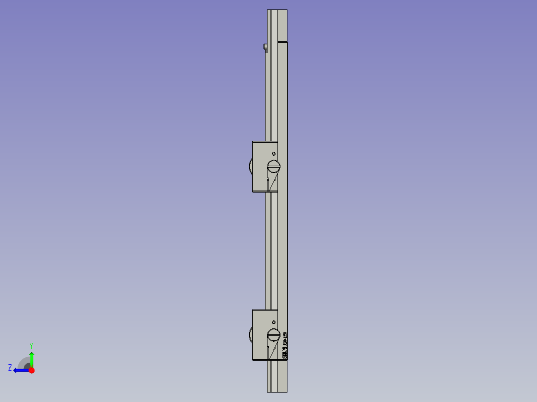 LWX40-L300-2-X轴滑台-东莞盛菱右视图