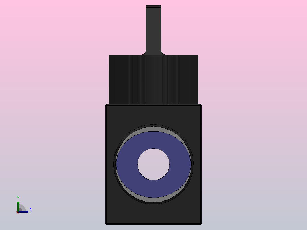 HVFS 由插管流向螺纹端型_HVFS 06-01(B)前视图