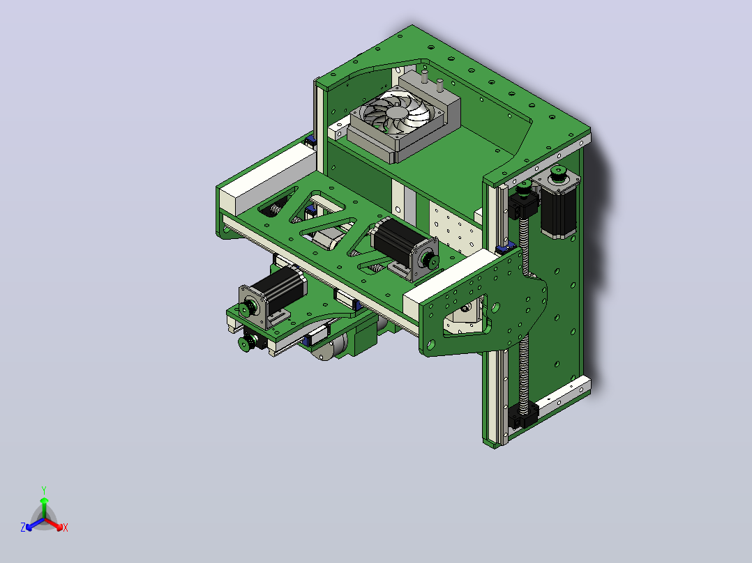 diy-cnc-machine-r5-1正等轴测图