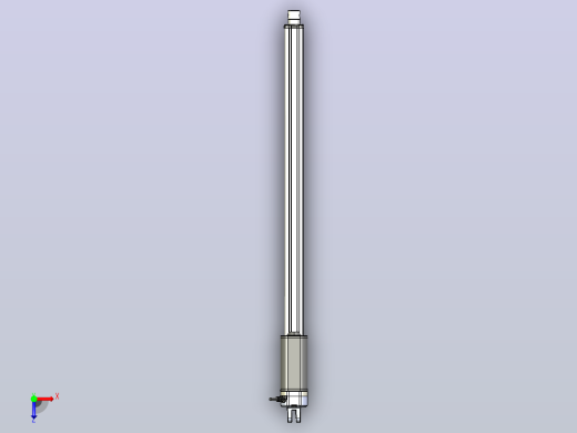 电动推杆3000N(ZJWSN-A2)[ZJWSN-A2-S500]俯视缩略图