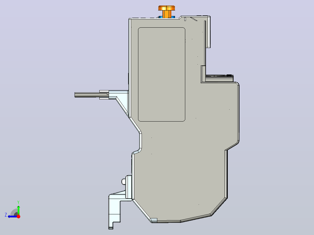 NR4-12_5G热过载继电器三维模型202402右视图