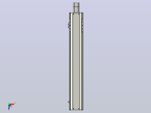 SYS14-700-BC-200W滚珠花健、支撑座、滚珠丝杠、交叉导轨、直线模组.STEP俯视缩略图
