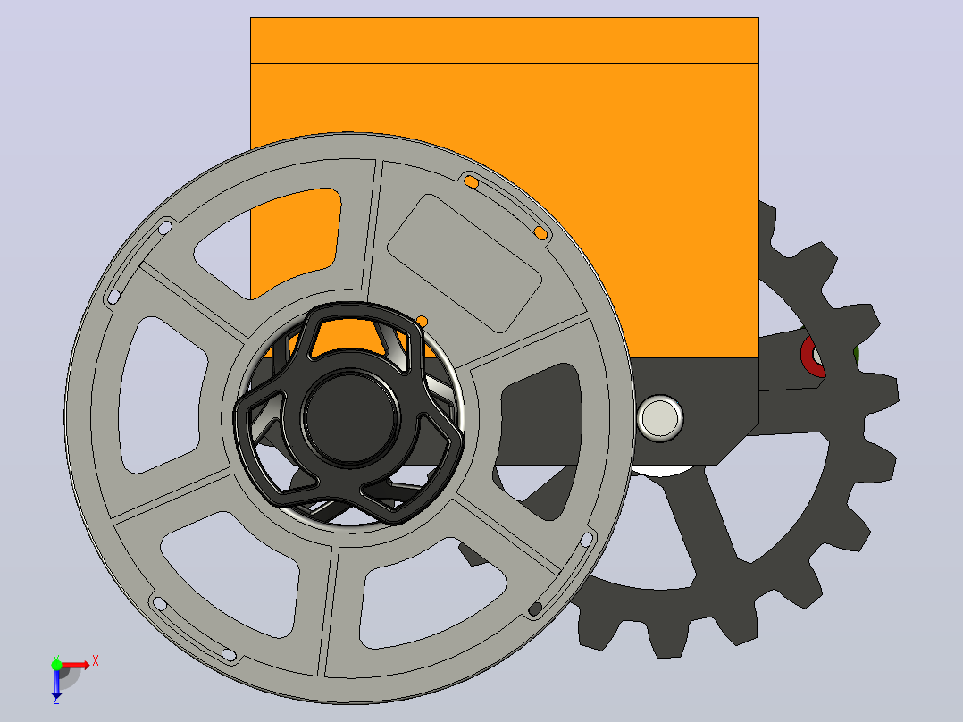手动绕线机spool-winding-machine-1837-模型格式为 stp俯视图