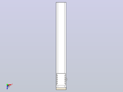 滚珠丝杠直线轴带导轨全封闭TPA-HCR-202D-2510C-L1400-MP-Y-P75-N3俯视缩略图