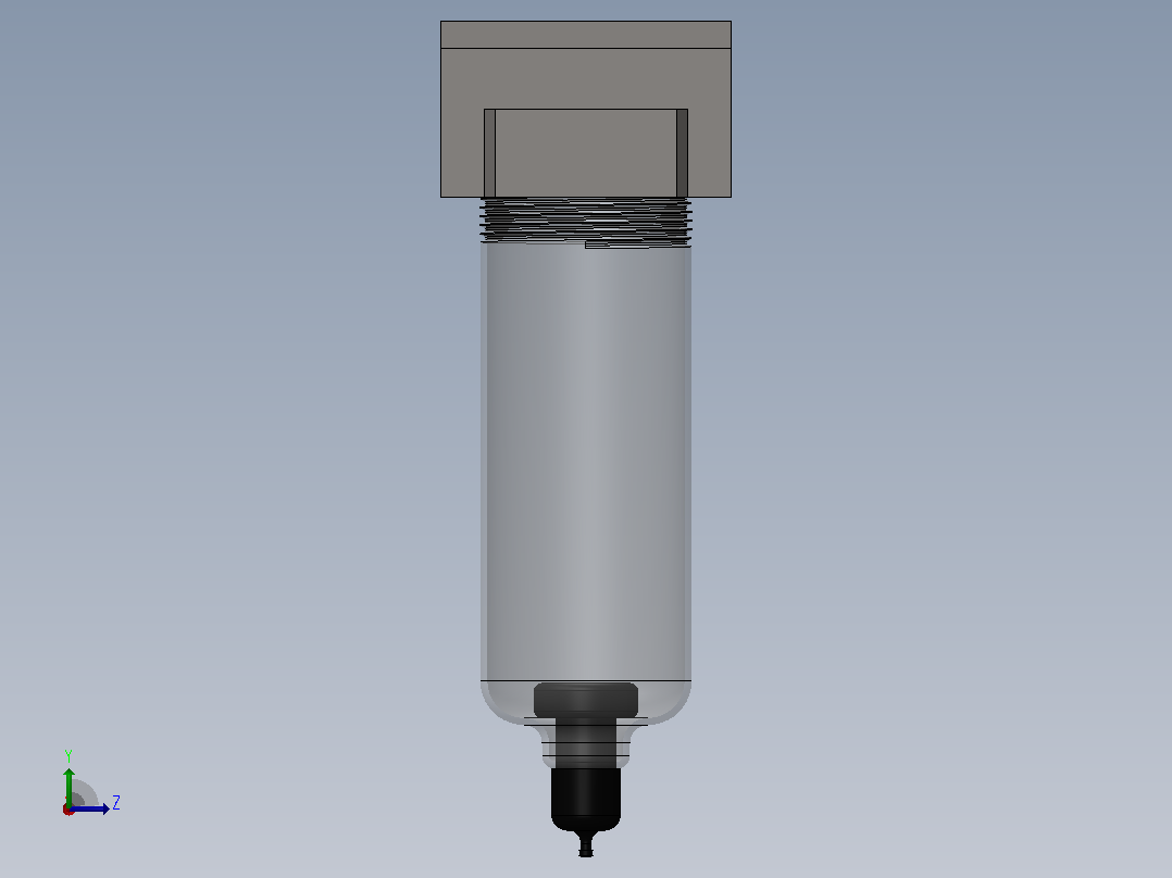 过滤器 Tac 1_4 FNPT左视图