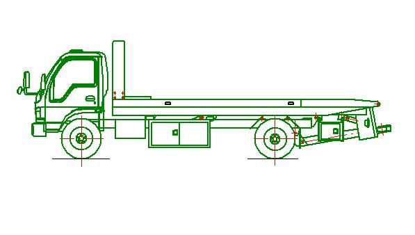 平板式清障车的设计(sw+cad+说明书)