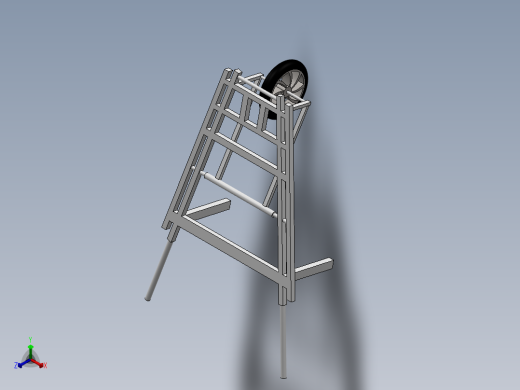 独轮推车正等轴测缩略图