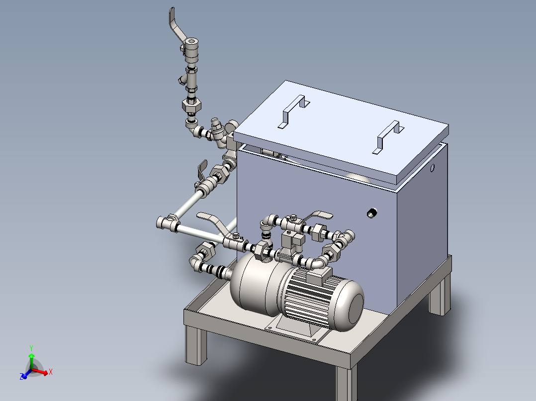 水箱装配图全部1比1出图