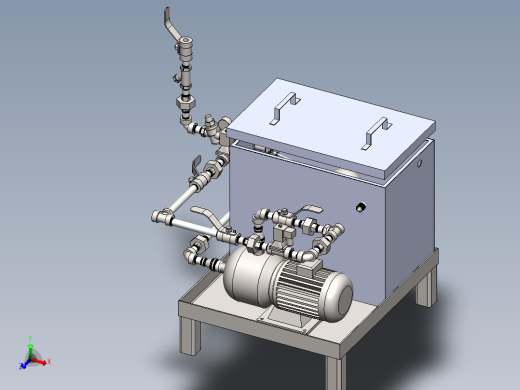 水箱装配图全部1比1出图