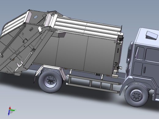 11立方级国三型翻斗式垃圾压缩车