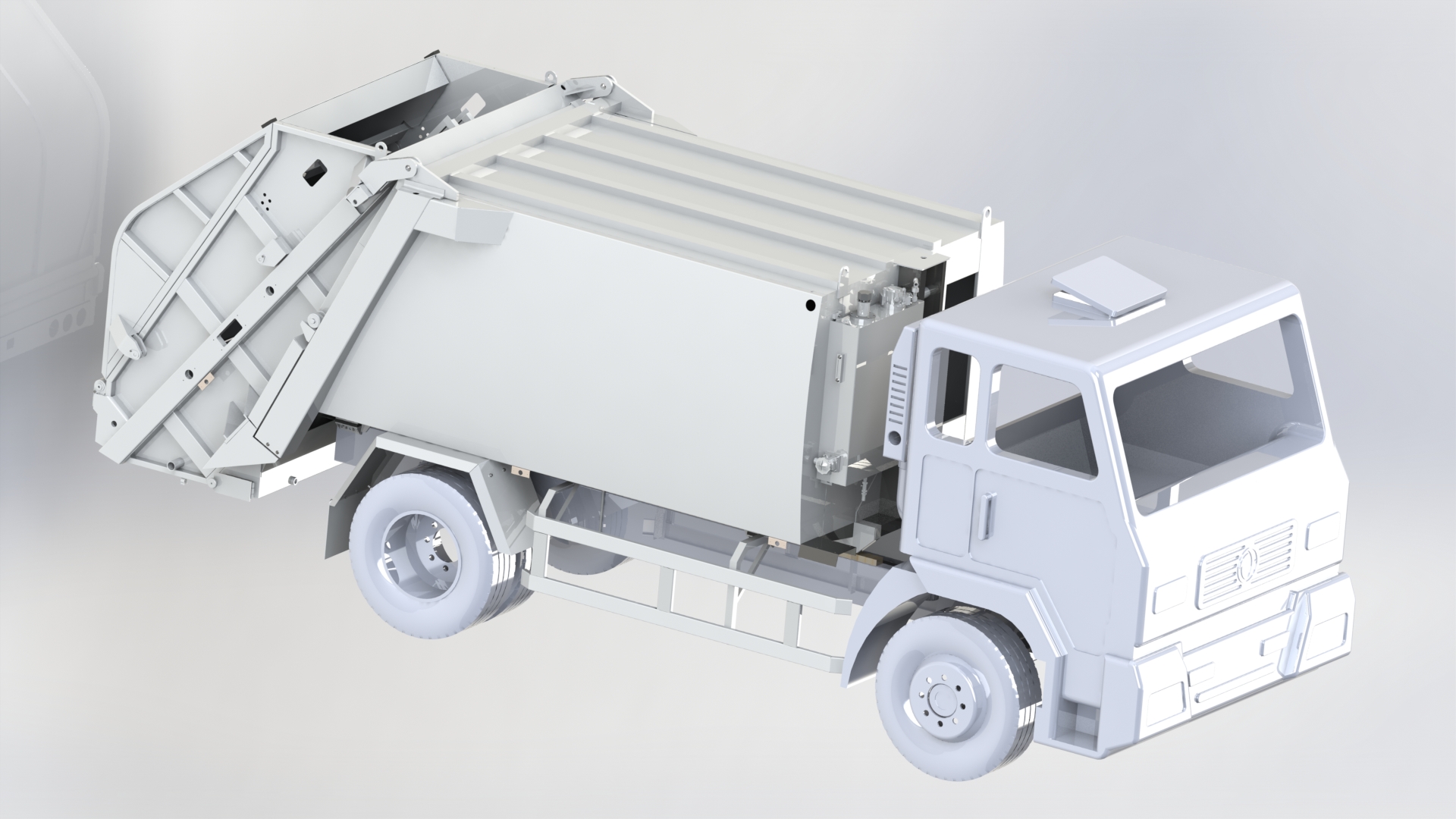 11立方级国三型翻斗式垃圾压缩车