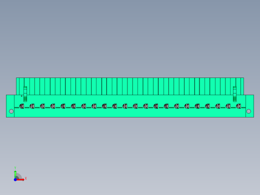 DEGSON 2EDG（M） 系列 5.0mm 螺丝锁紧可插拔接线端子组-2EDGAM-5.0-22P-14-00AH前视缩略图