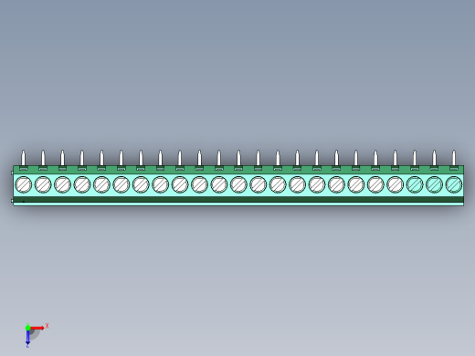 DEGSON DG128 系列 5.07.5mm 接线端子-DG128R-5.0-23P-14-00AH俯视缩略图