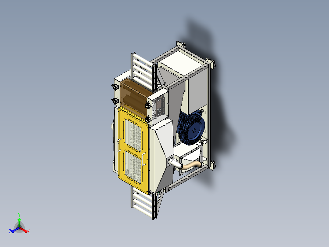 挤水机正等轴测图