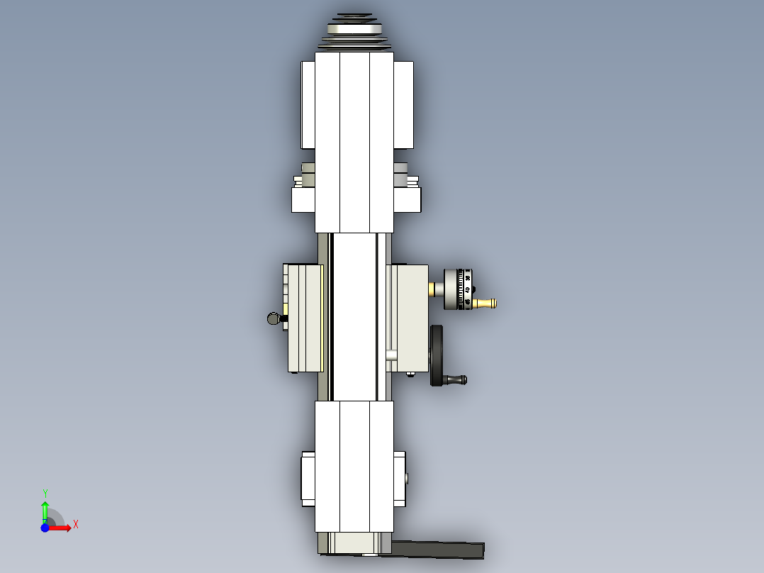 Taig微型车床结构3D图纸 STEP IGS格式前视图