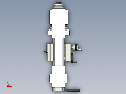 Taig微型车床结构3D图纸 STEP IGS格式前视缩略图