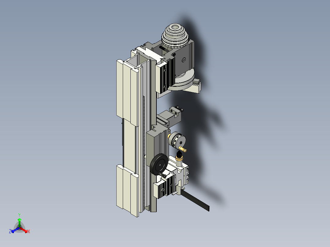 Taig微型车床结构3D图纸 STEP IGS格式正等轴测图